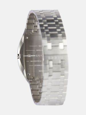 Zegarek ze stali chirurgicznej Gucci srebrny