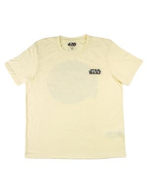 Μπλούζα με κοντό μανίκι από ζέρσεϋ με μοτίβο αστέρια Star Wars μπεζ