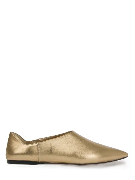Туфли золотистые Prada