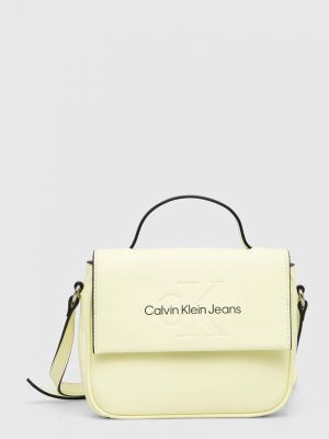 Torba na ramię Calvin Klein Jeans żółta