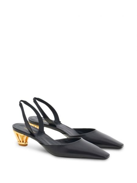 Slingback kurpes ar papēžiem Ferragamo melns