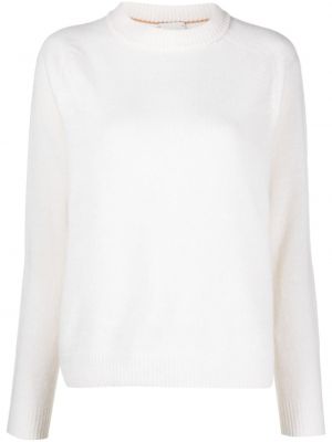 Pullover mit rundem ausschnitt Alysi weiß