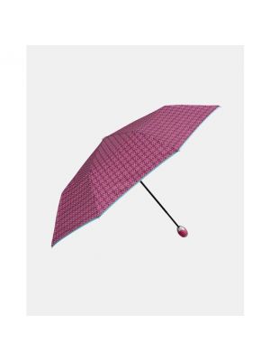 Paraguas con estampado Perletti violeta