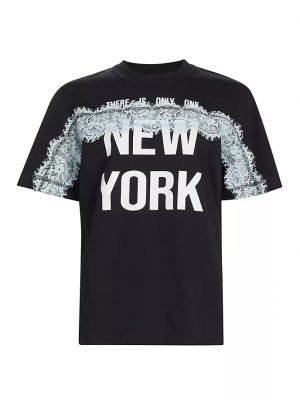 Есть только 1 хлопковая футболка «Нью-Йорк» Phillip Lim черный
