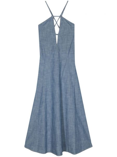 Μάξι φόρεμα Semicouture μπλε