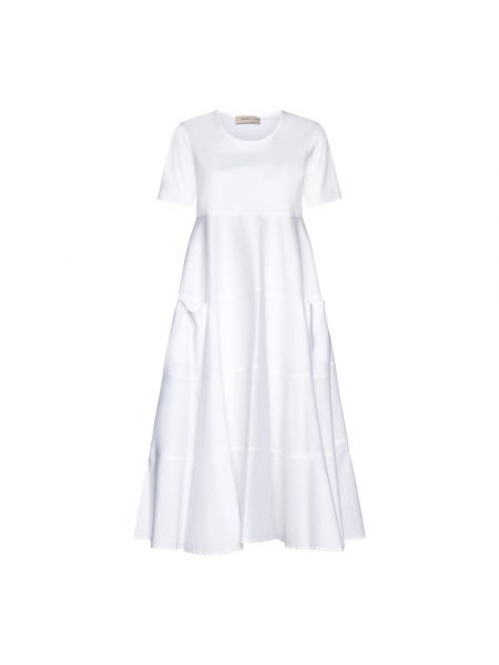 Sukienka midi elegancki Blanca Vita biały