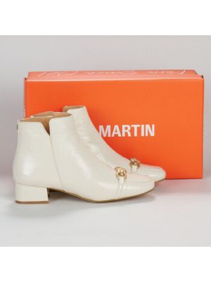 Białe botki Jb Martin