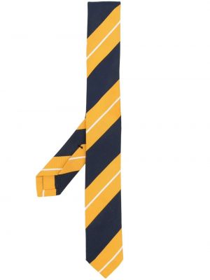 Вратовръзка на райета Thom Browne жълто