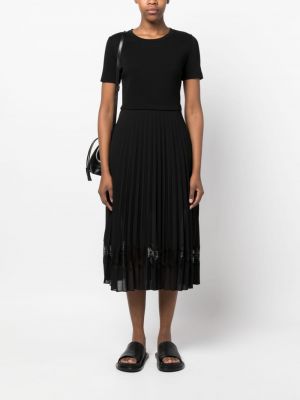 Mini robe avec manches courtes Claudie Pierlot noir