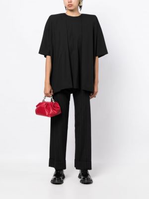 Koszulka wełniana oversize Junya Watanabe czarna