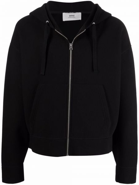 Hoodie Ami Paris svart