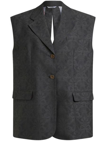 Jacquard vest Etro grå