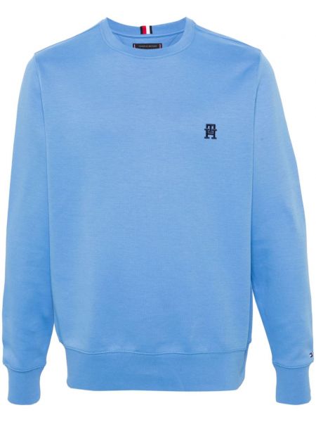 Sweatshirt mit stickerei Tommy Hilfiger blau