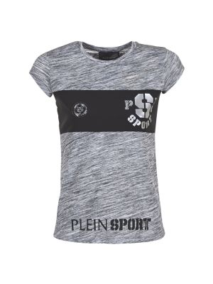 Tričko s krátkými rukávy Philipp Plein Sport šedé