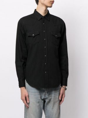 Džínová košile Saint Laurent černá