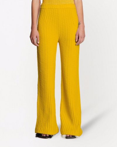 Rovné kalhoty Proenza Schouler žluté