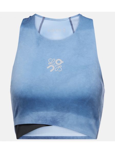 Crop top Loewe blå