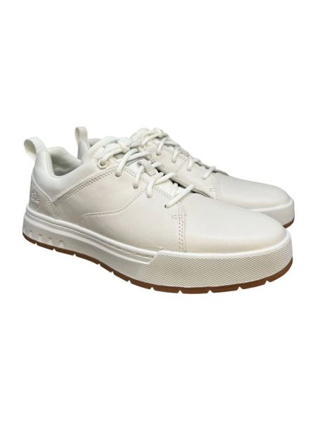 Sneakersy koronkowe Timberland białe