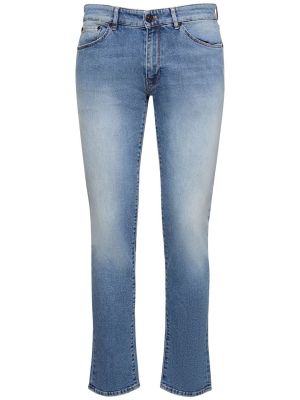 Bavlnené džínsy s rovným strihom Pt Torino modrá
