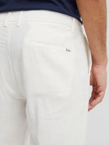 Pantaloni chino Solid bianco