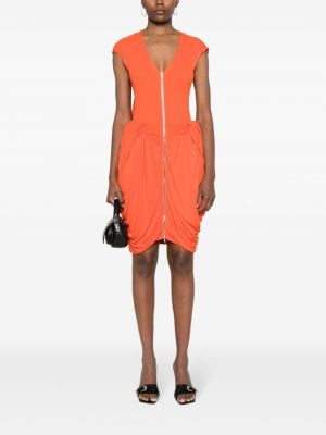 Sukienka Jean Paul Gaultier Pre-owned pomarańczowa