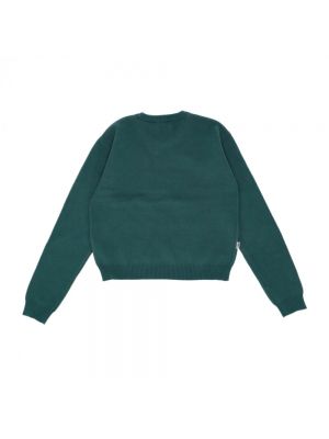 Sweter z okrągłym dekoltem Obey zielony