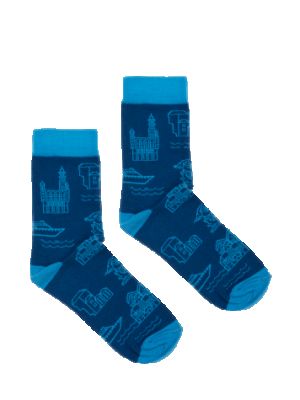 Чорапи Kabak синьо