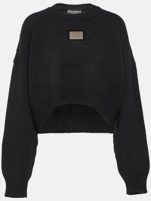 Kaschmir woll pullover Dolce&gabbana schwarz