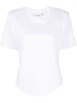 Памучна тениска Gestuz бяло