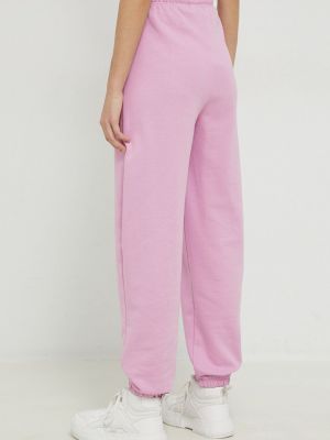 Sportovní kalhoty s aplikacemi Ellesse růžové