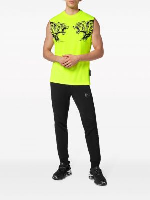 Bavlněná košile s potiskem s tygřím vzorem Plein Sport