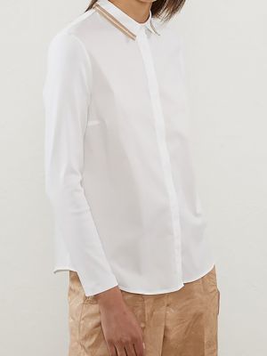 Белая блузка Peserico
