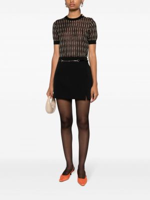 Vlněné mini sukně Gucci černé