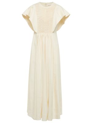 Льняное платье макси Chloã©, белый