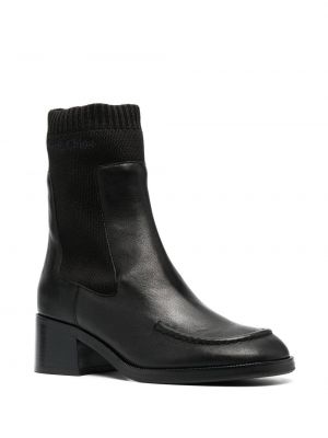 Ankle boots na obcasie See By Chloe czarne