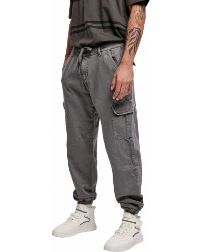 Pantaloni cargo cu buzunare Urban Classics gri