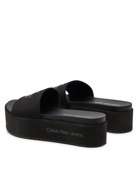 Sandales à plateforme Calvin Klein Jeans noir