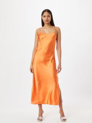 Dolga obleka Lindex oranžna