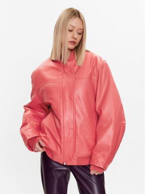Bomber jakna oversized Remain ružičasta