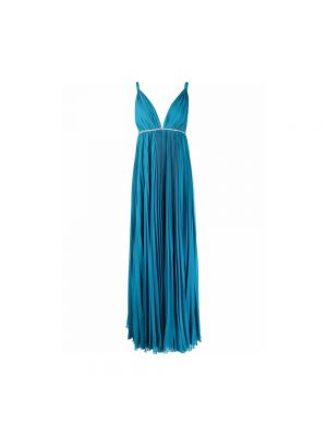 Sukienka długa Tassos Mitropoulos niebieska