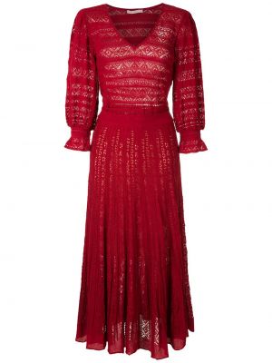 Midi šaty Cecilia Prado červená