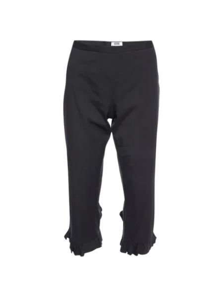 Spodnie bawełniane Moschino Pre-owned czarne
