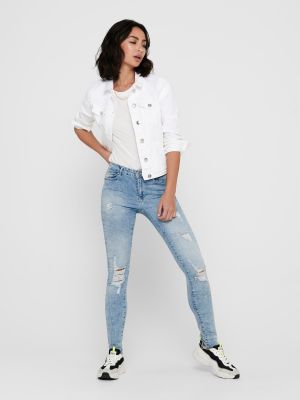 Giacca di jeans Only bianco
