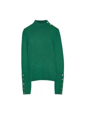 Sweter z okrągłym dekoltem Silvian Heach zielony