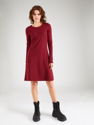 Pletené pletené šaty Only červená