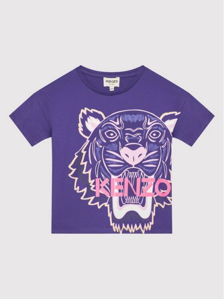 Kenzo Kids T-Shirt K15550 D Fialová Regular Fit