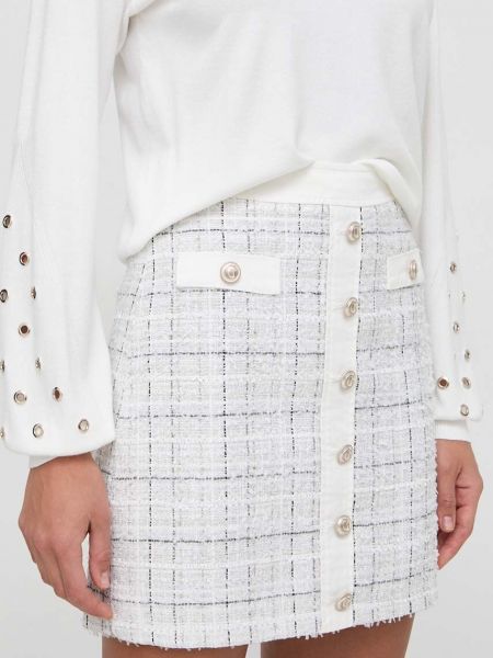 Mini suknja Guess bijela
