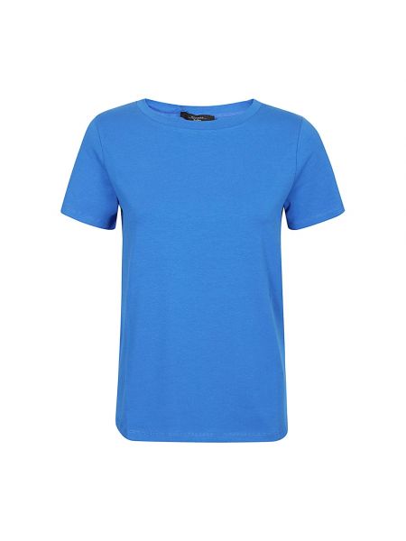 Koszulka klasyczna Max Mara Weekend niebieska