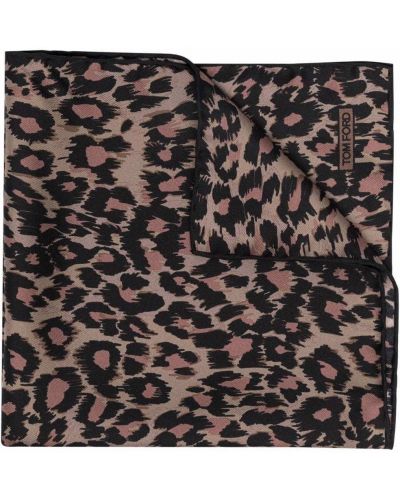 Шелковый платок леопардовый Tom Ford