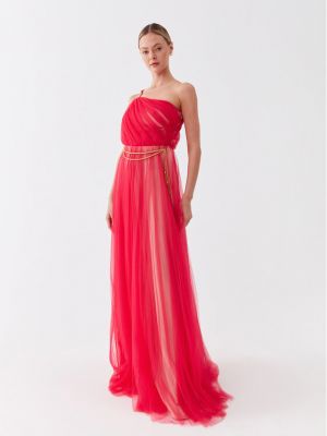 Priliehavé večerné šaty Elisabetta Franchi ružová
